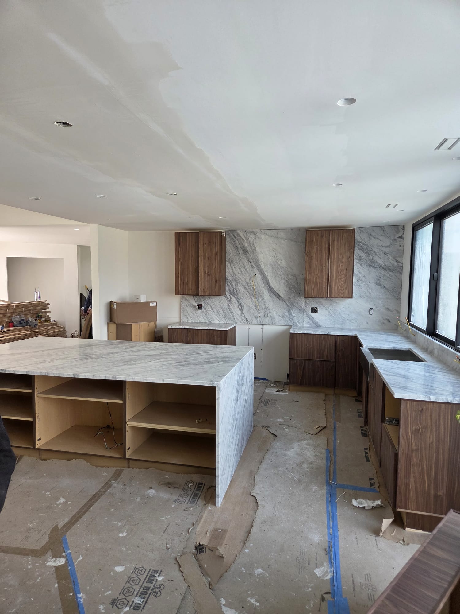 Granite kitchen counter